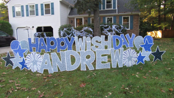 Andrew's wish day sign